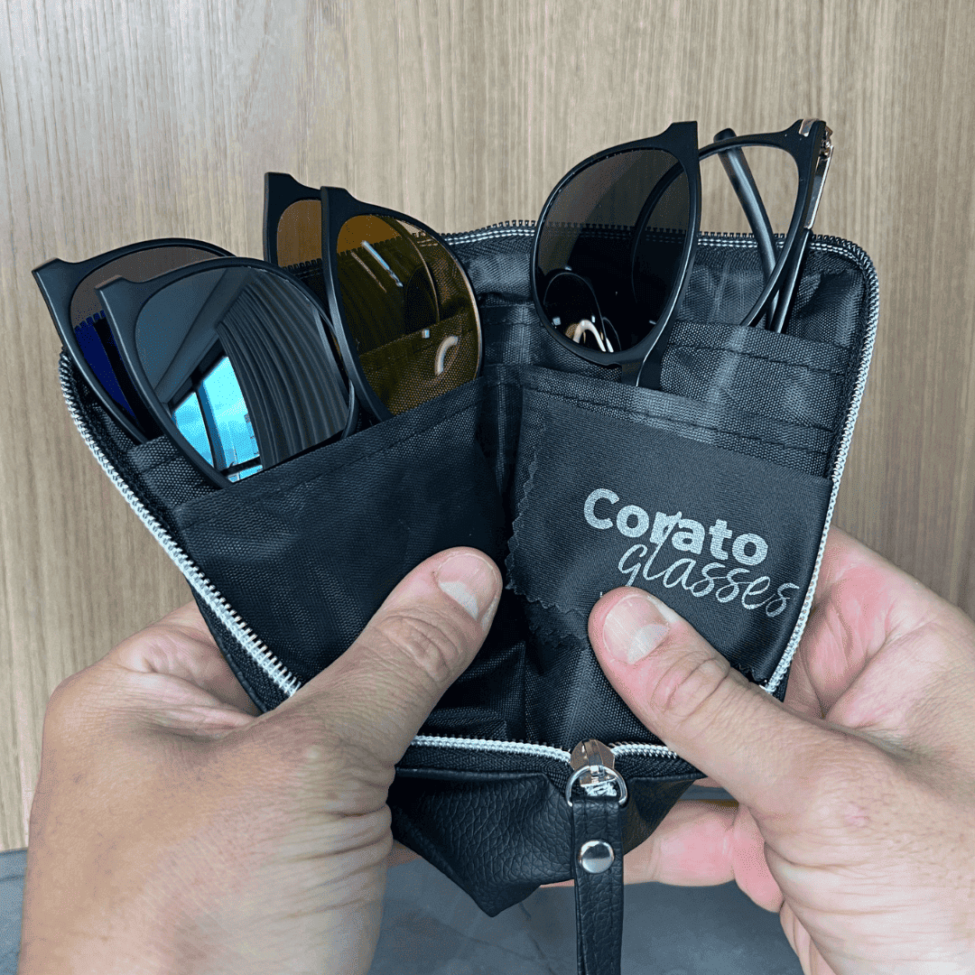 Óculos 6 em 1 Lux Compatível com Grau + BRINDES