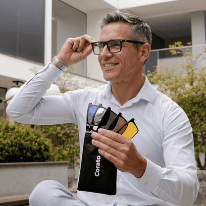 Óculos 6 em 1 Horizon Compatível com Grau + BRINDES