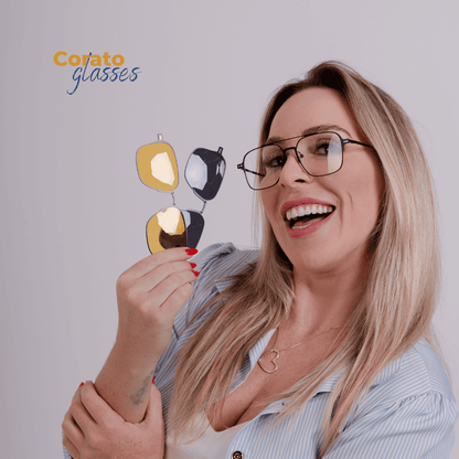 Óculos 3 em 1 Metal Premium + BRINDES