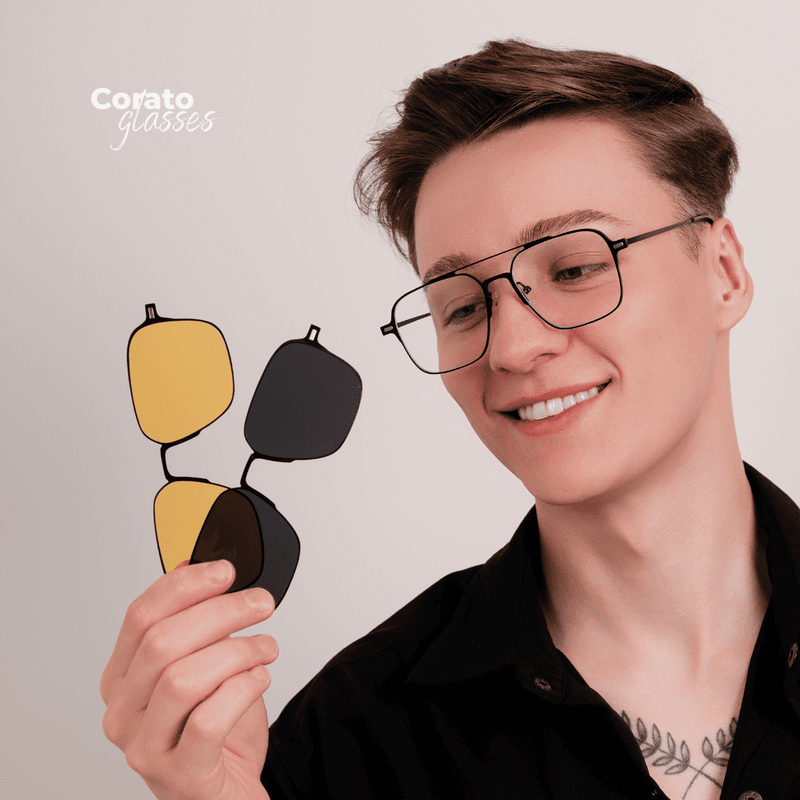 Óculos 3 em 1 Aço Inoxidável