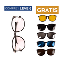 Óculos 6 em 1 Modelo Lux + BRINDES