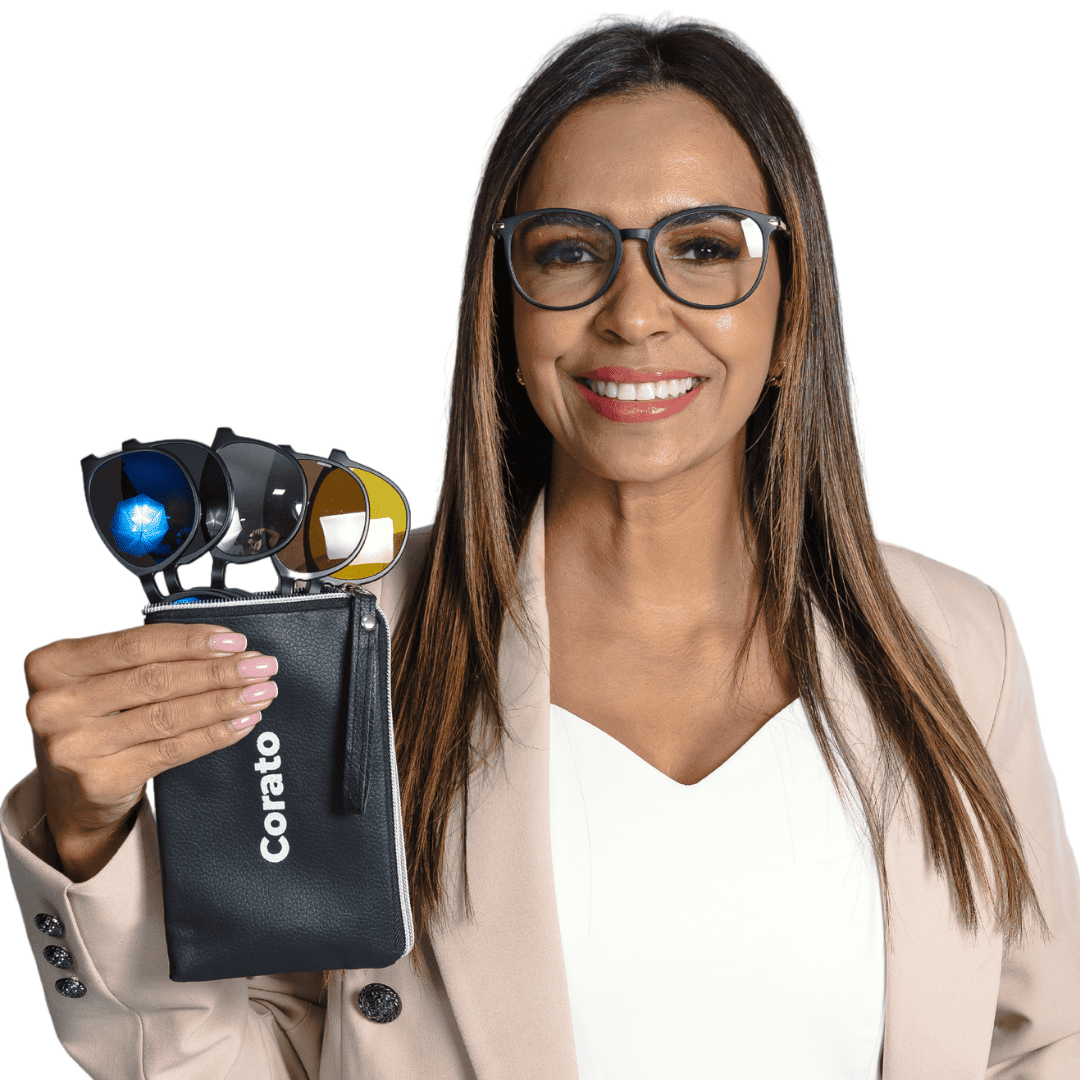 Óculos 6 em 1 Lux Compatível com Grau + BRINDES