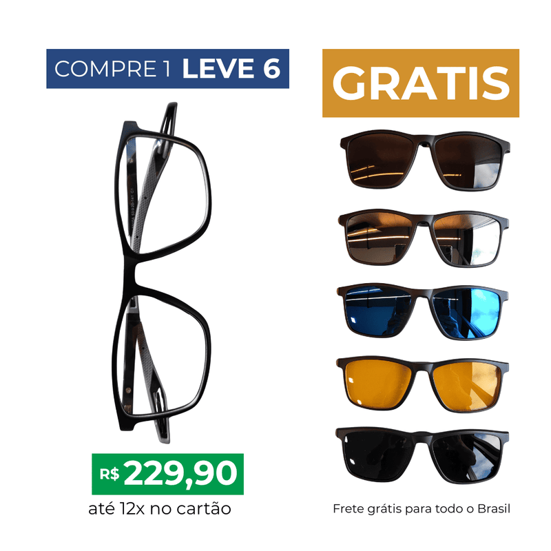 Óculos 6 em 1 Modelo Neo