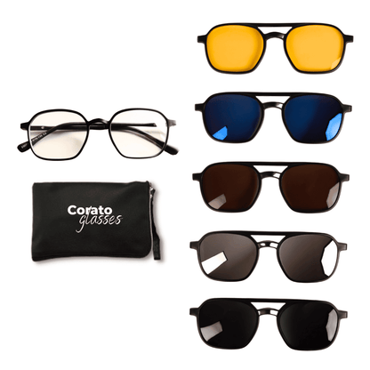 Óculos 6 em 1 Bold Compatível com Grau + BRINDES