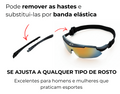 Óculos Esportivo 6 em 1 - Perfeito para Corridas + Acessórios de BRINDE