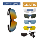 Óculos Esportivo 5 em 1 + acessórios de brinde