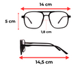 Óculos 6 em 1 Fly - Compatível com grau + lentes magnéticas