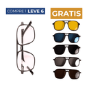Óculos 6 em 1 Modelo Fly + BRINDES