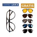 Óculos 6 em 1 Modelo Hangar + BRINDES