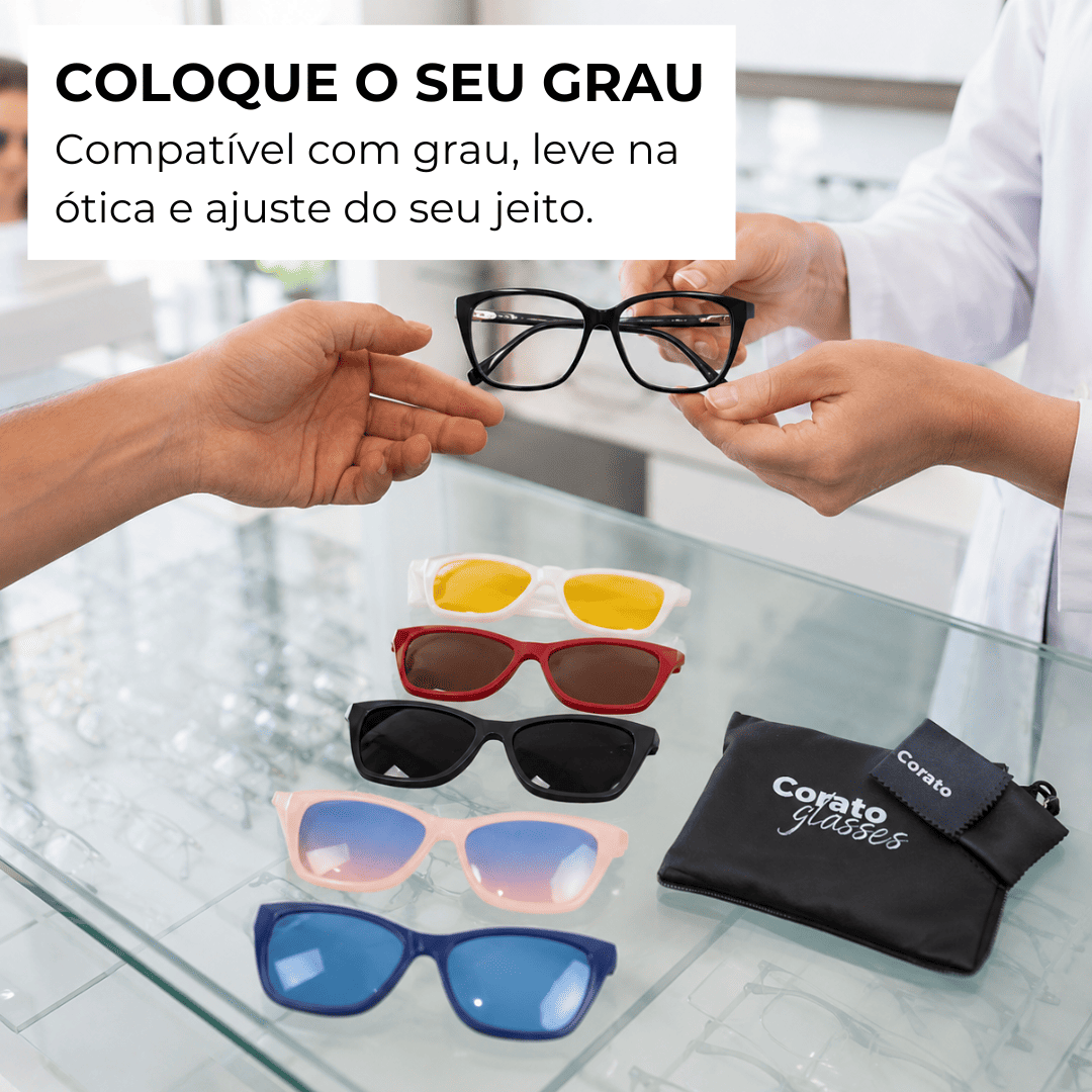 Óculos 6 em 1 Legancy Compatível com Grau + BRINDES