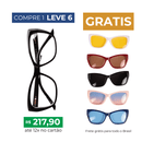 Óculos 6 em 1 Modelo Legancy