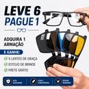 Óculos 6 em 1 Horizon Compatível com Grau + BRINDES