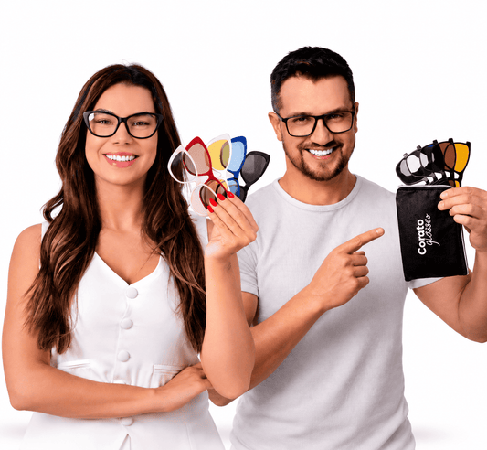 Óculos 6 em 1 Kit Casal + BRINDES